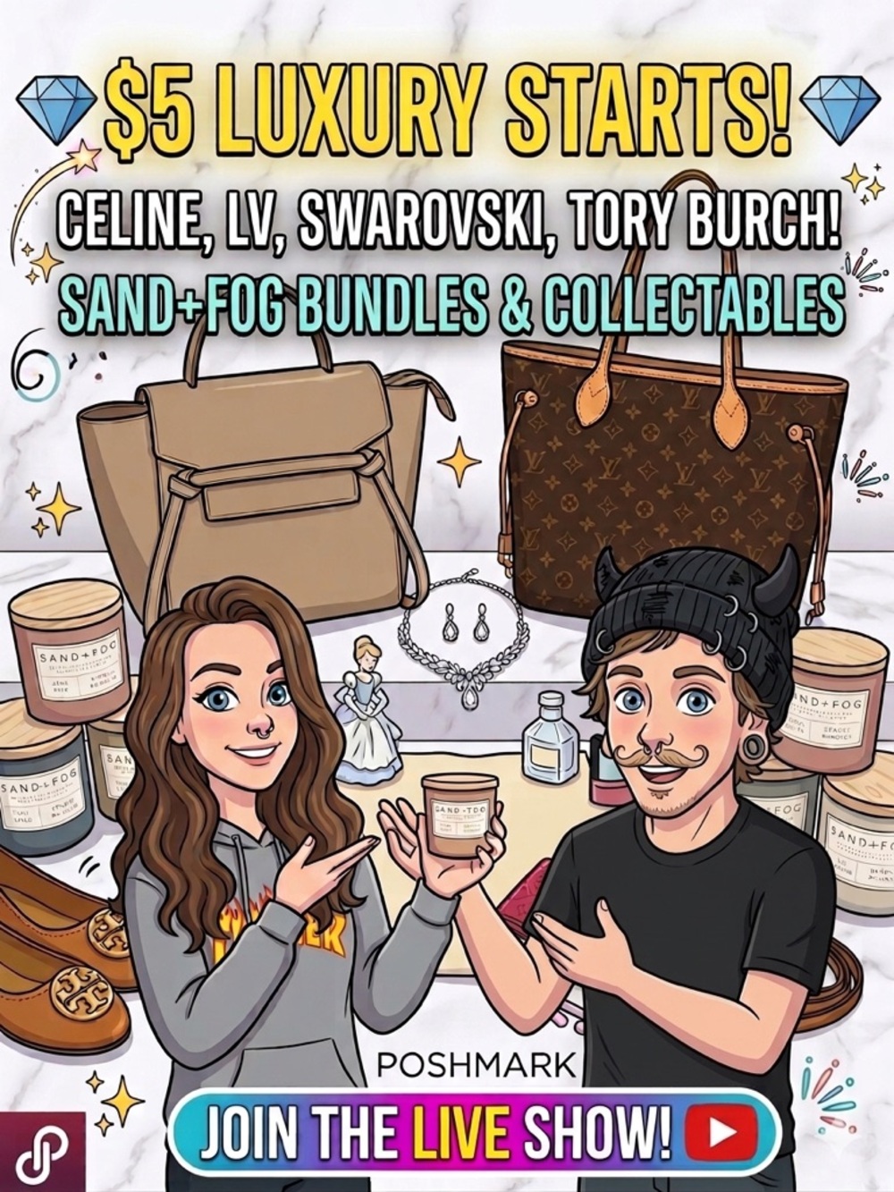 ✨ LUXURY LIVE SHOW: $5 STARTS! ✨